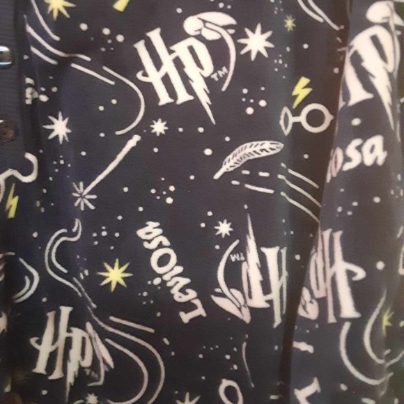 Super Cozy Harry Potter Pajamas 20W 2X - Picture 4 of 8